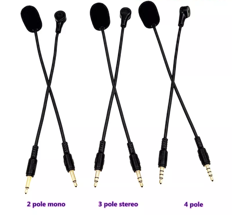 Microphone amovible jack 3,5 mm – 2, 3 ou 4 pôles