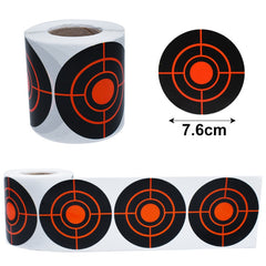 Rouleau de 200 cibles réactives autocollantes – 7,5 cm