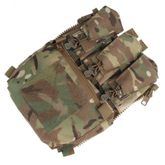 Panneau arrière zippé pour plate carrier FCPC – poche utilitaire