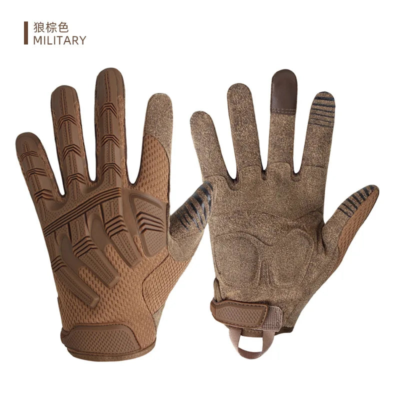 Gants tactiques à renforts en caoutchouc – S à XL