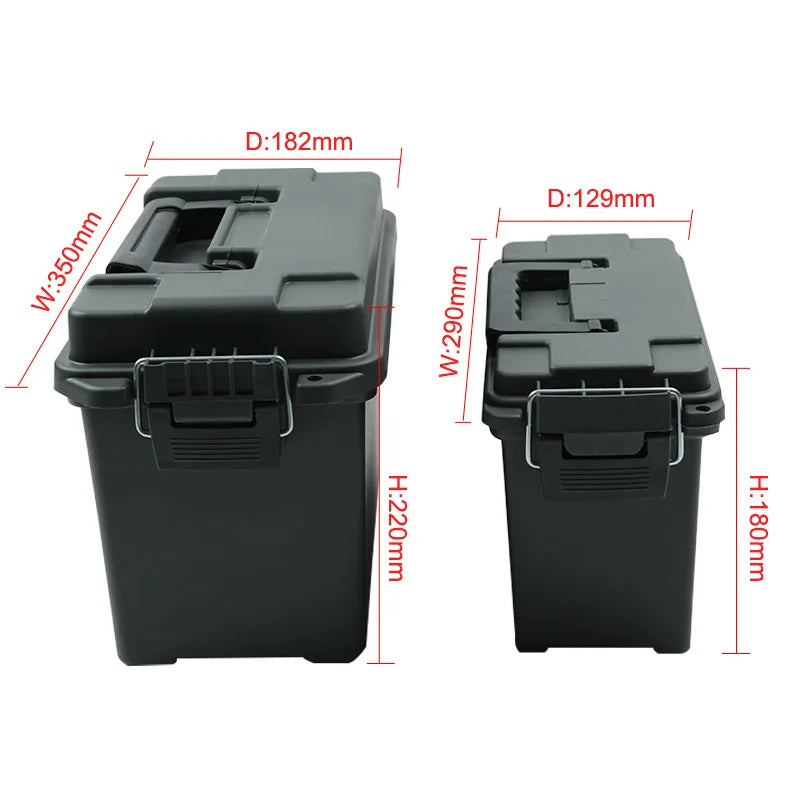 Boîte de rangement rigide type caisse – plusieurs formats