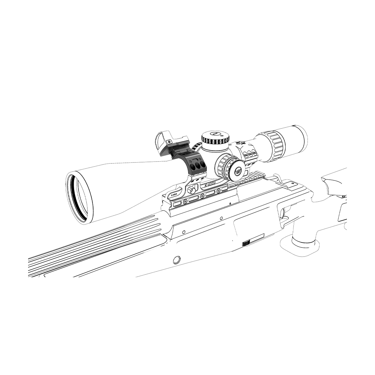 Kit de montage X-ACCU 34 mm pour viseur point rouge – Vector Optics