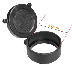 Couvre-objectif rabattable pour lunette, diamètre 25 à 69 mm