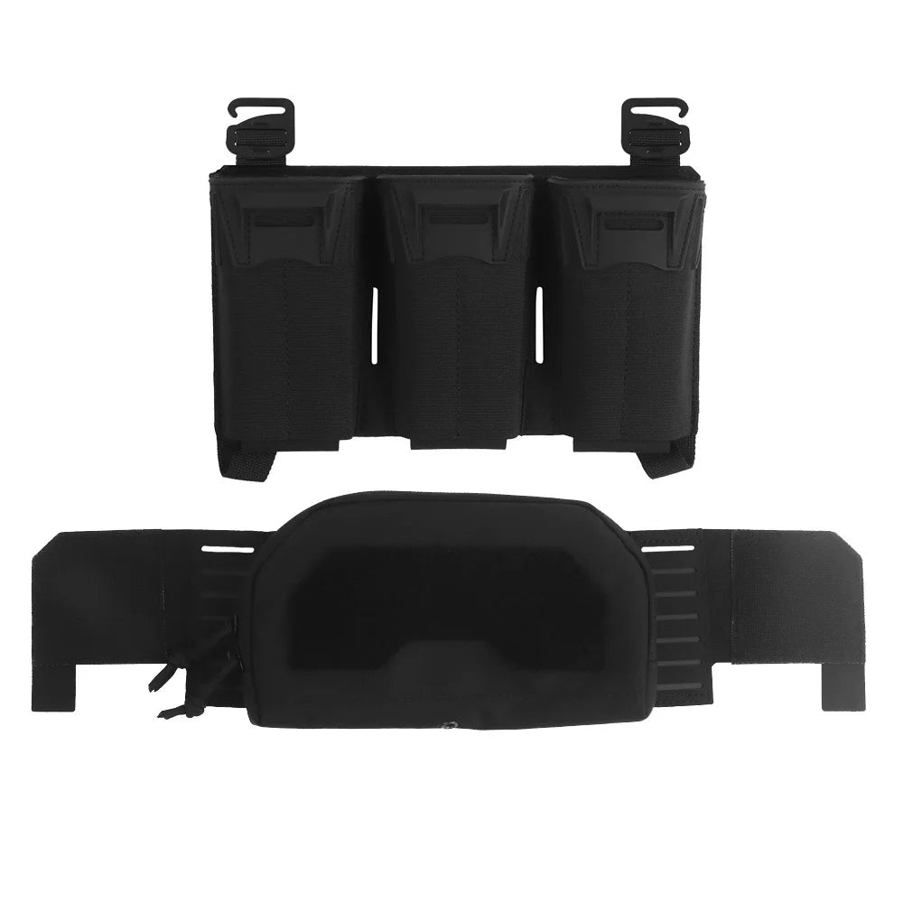 Placard triple chargeur MOLLE – Ensemble Noir