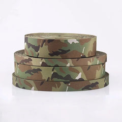 Sangle polyester camouflage Multicam – vendue au mètre