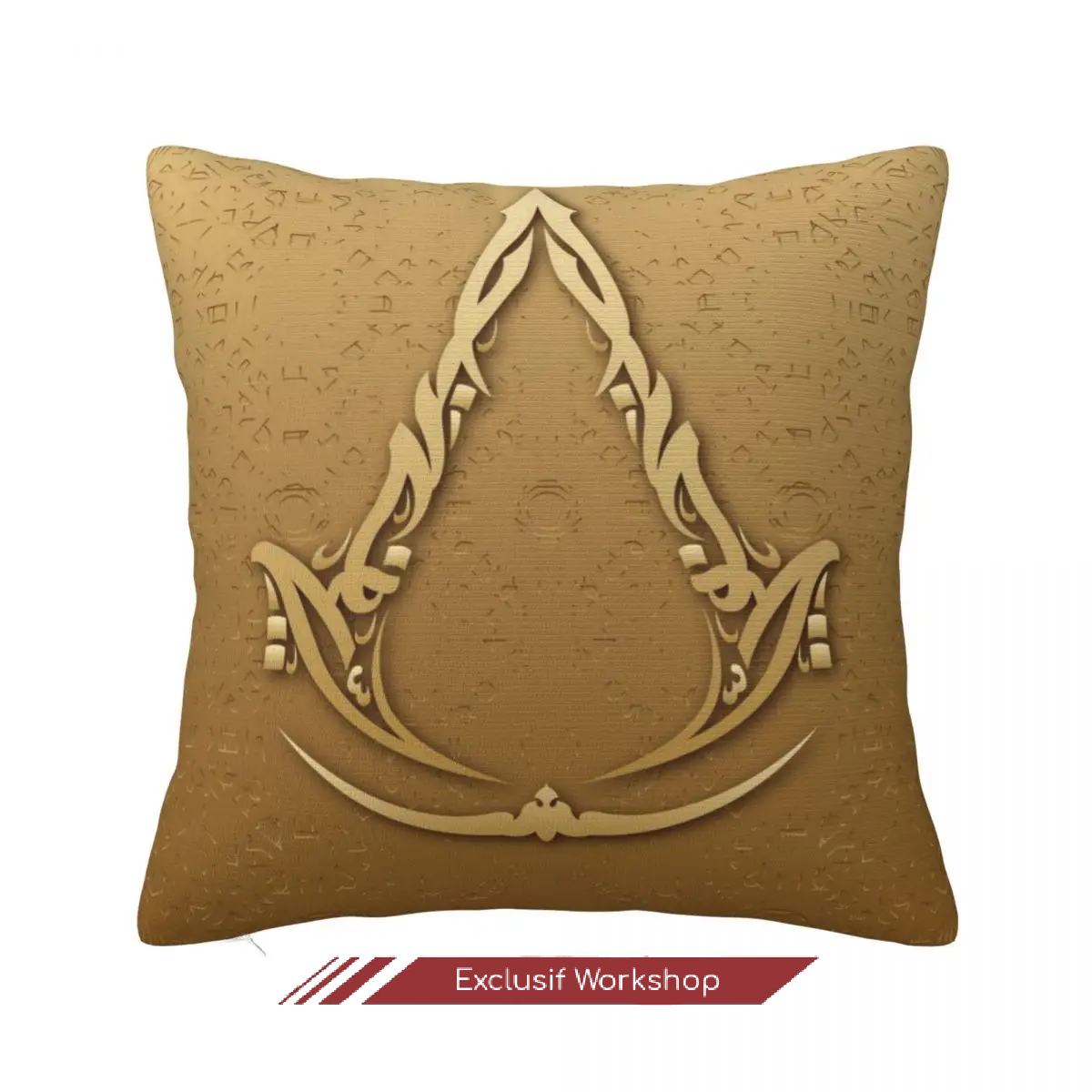 Housse de coussin Assassin's Creed Mirage, taie d'oreiller carrée