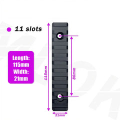 Rail Picatinny Airsoft – 11 slots