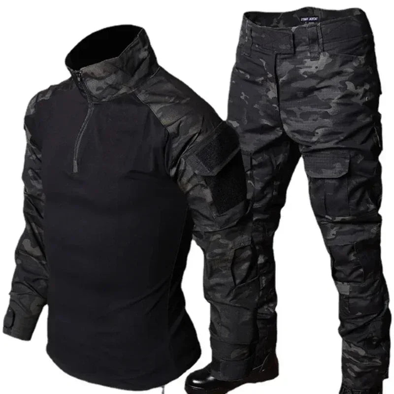 Tenue tactique camouflage noir – AUKUPKEE