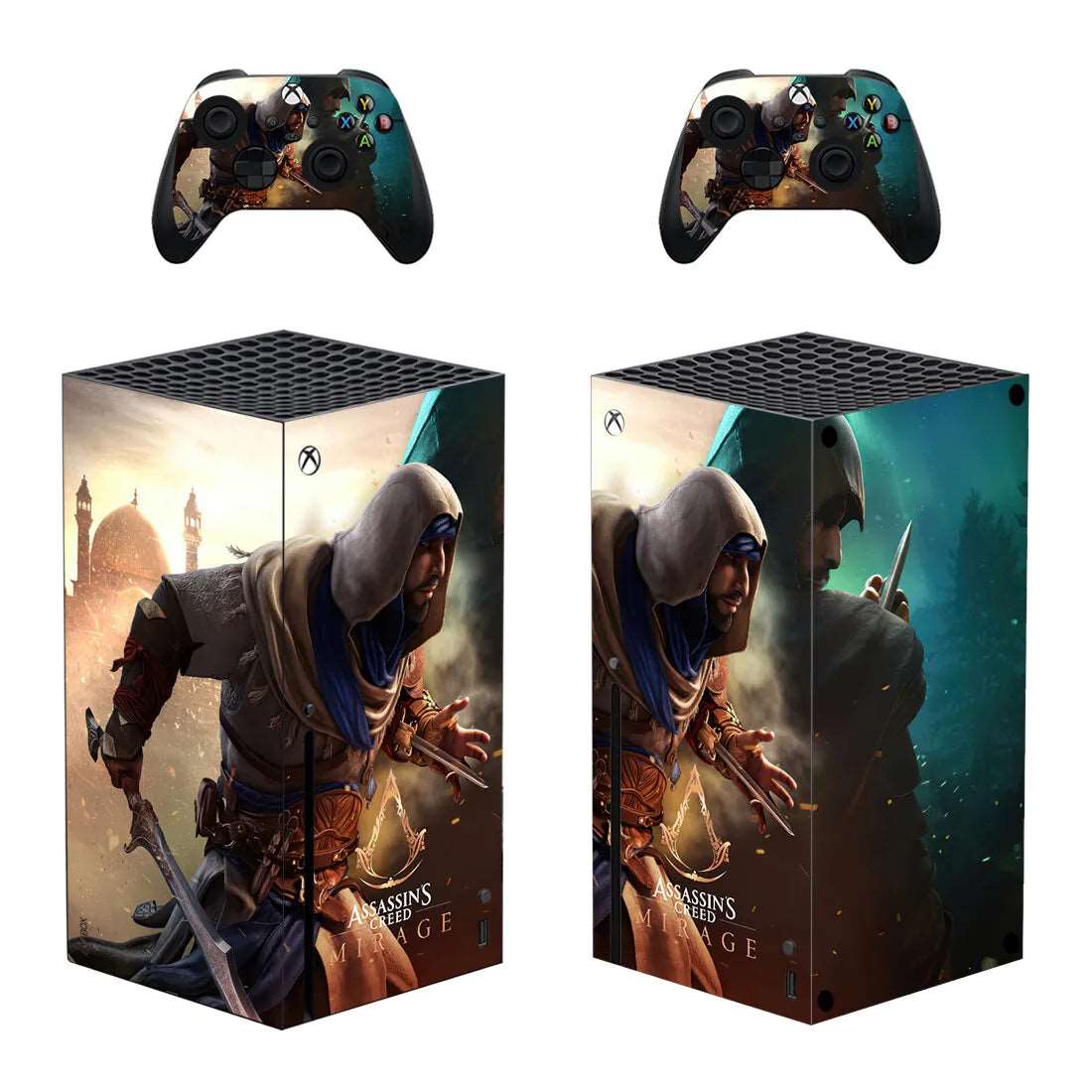 Autocollant Assassin's Creed Mirage - pour Xbox Series X et 2 contrôleurs - Vinyl