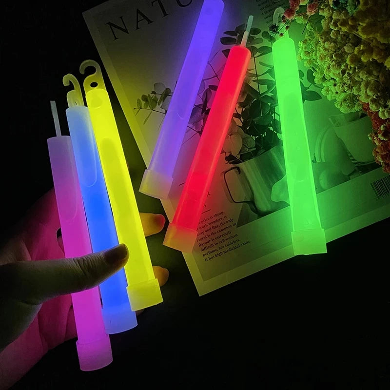 Bâton lumineux chimique 15 cm pour repérage terrain