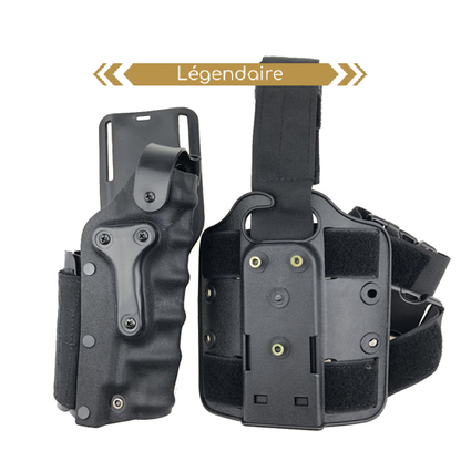 Étui de cuisse + Holster pour Glock 17, Colt 1911, M92, M9, P226, P228, M9A1,