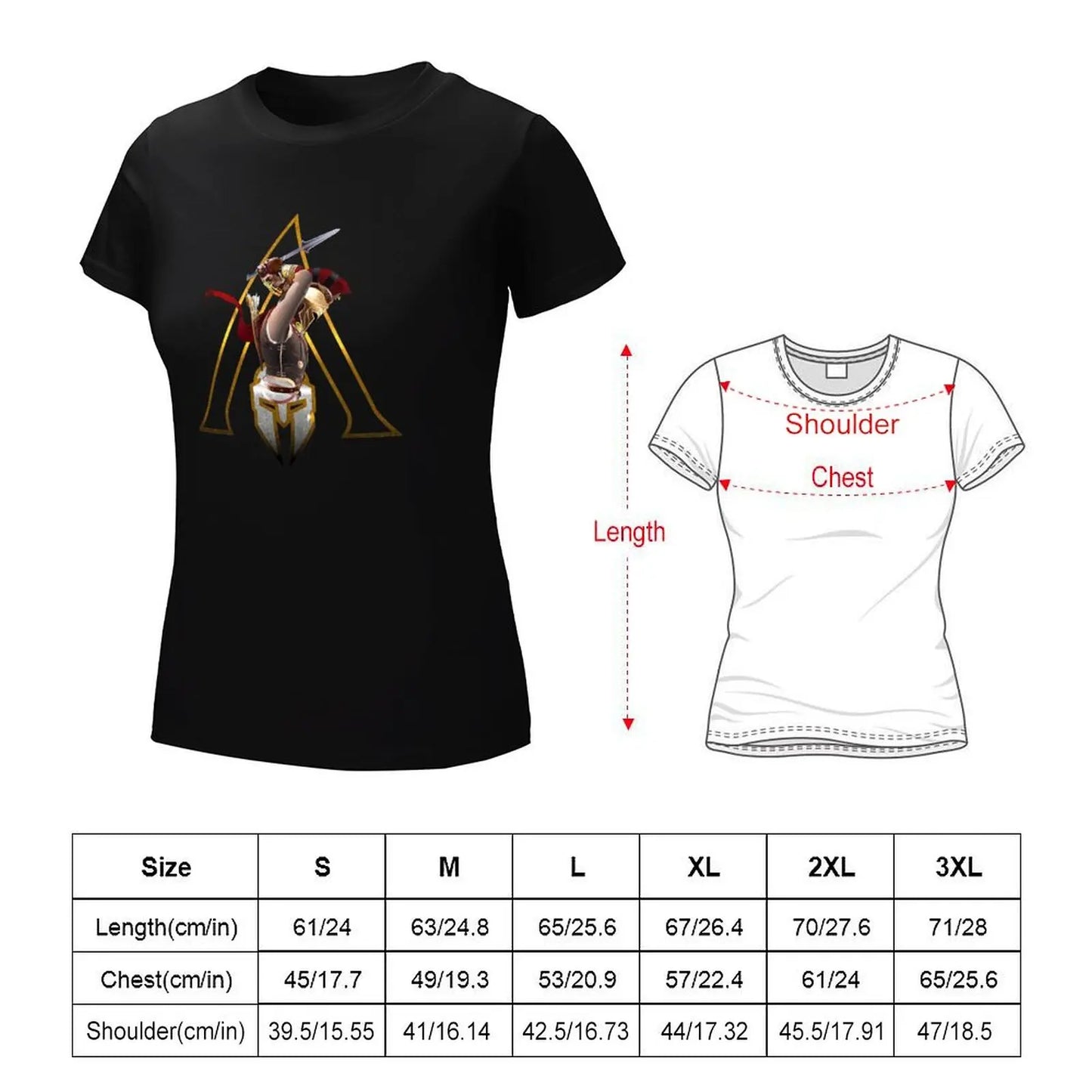 T-Shirt Spartan - Assassin's Creed Odyssey pour Femme