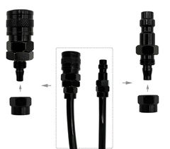 Flexible HPA à raccord rapide US – Ligne 101 cm ou Mamba 2 m