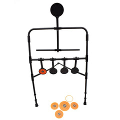 Cible Airsoft basculante 5 plateaux à réarmement