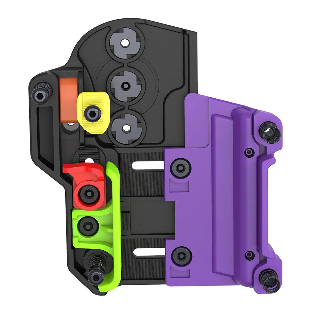 Holster universel droitier en polymère à rétention niveau 2
