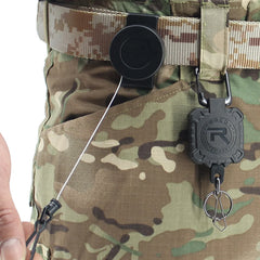 Longe rétractable en câble acier pour petits accessoires