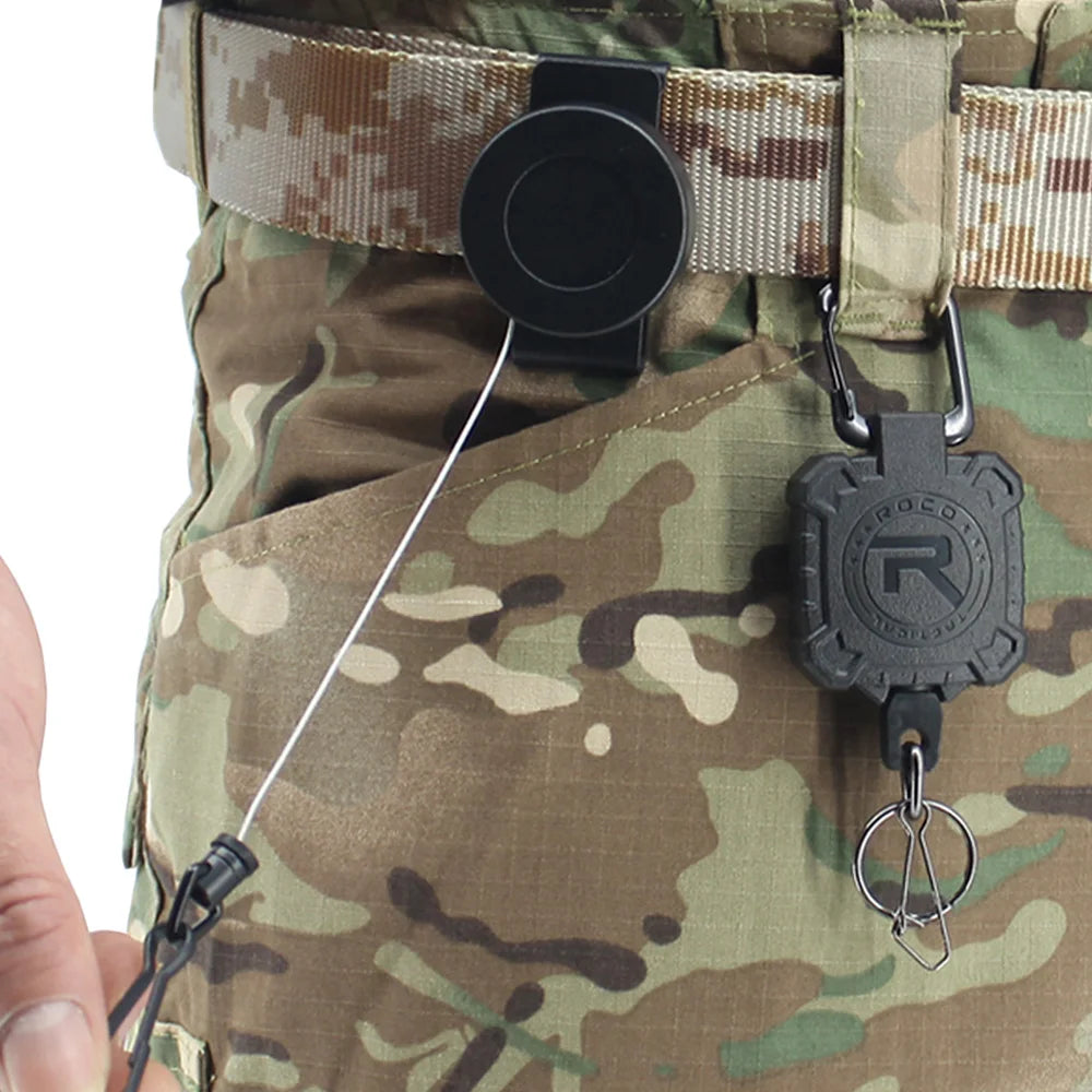 Longe rétractable en câble acier pour petits accessoires