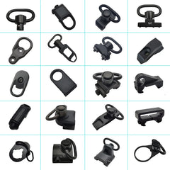 Attaches de sangle tactiques – Picatinny, QD, crosse ou M-LOK