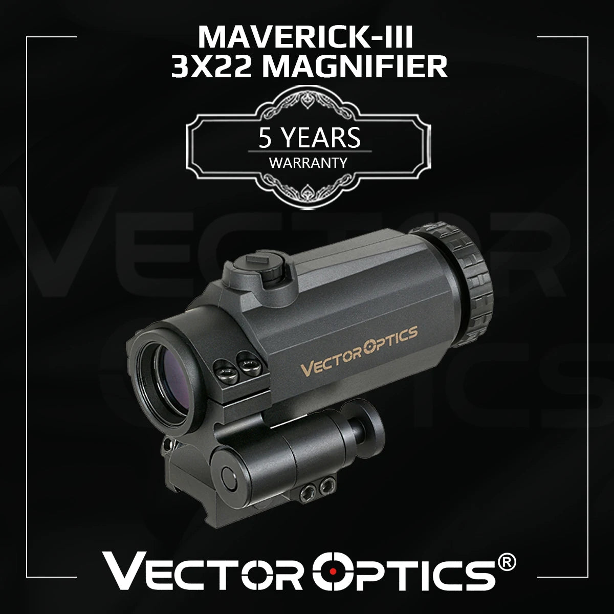 Magnificateur Maverick III 3×22 pour viseur point rouge – Vector Optics