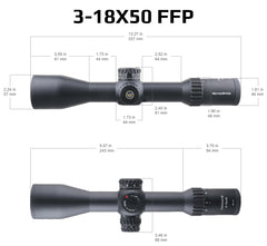 Lunette Continental FFP 34 mm SCFF-40 / 41 / 43 – Vector Optics