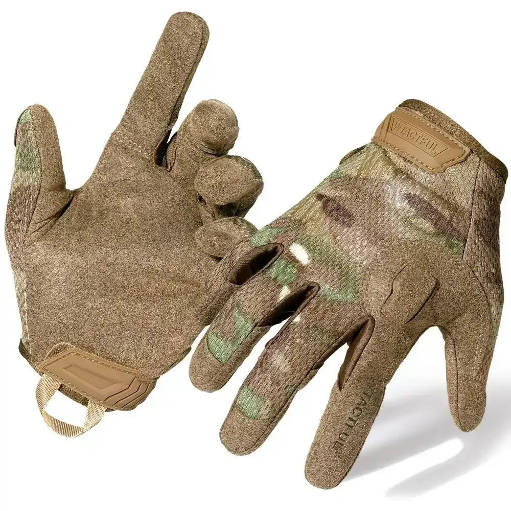 Gants tactiques à doigts complets, airsoft