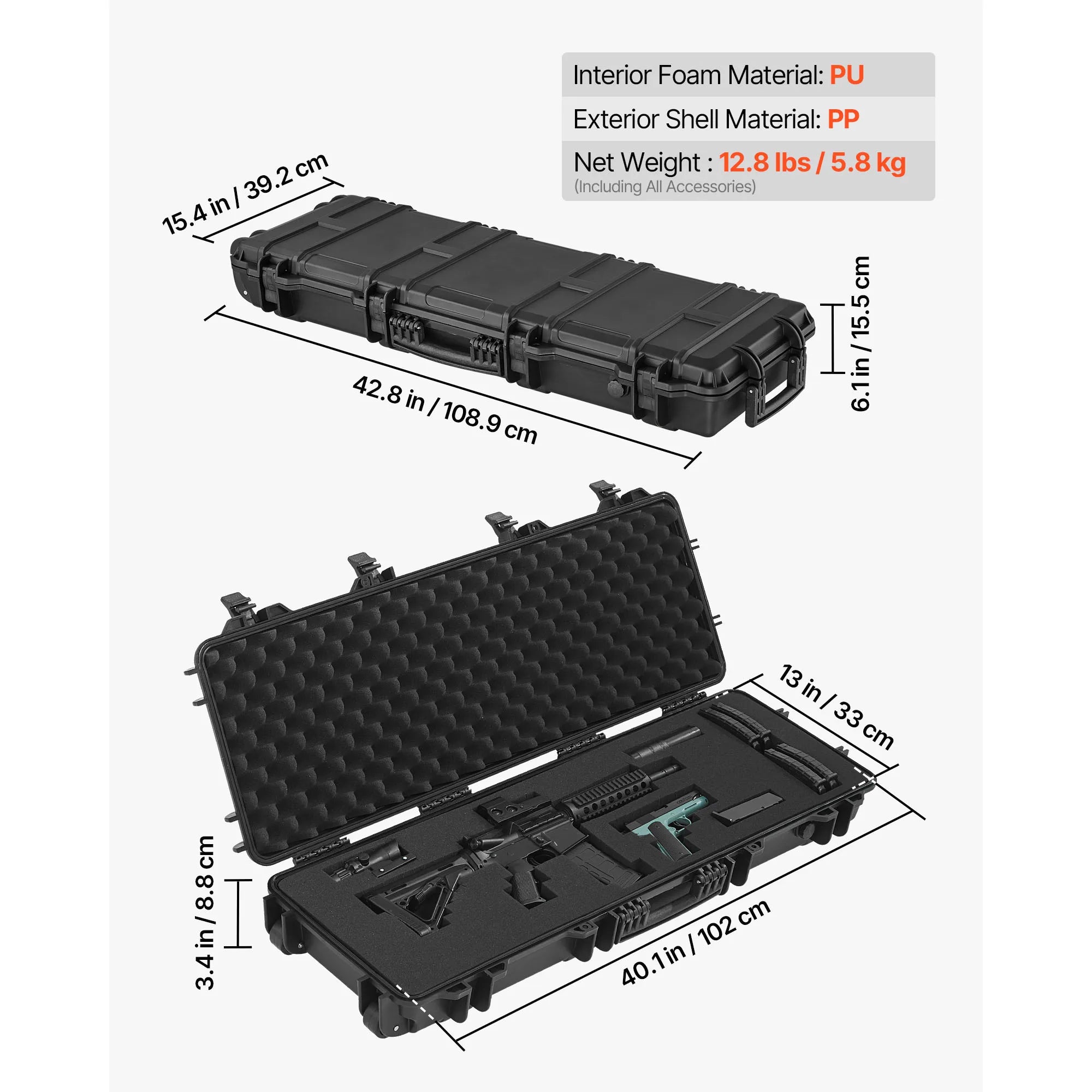 Mallette rigide étanche IP67 pour réplique Airsoft – SucceBuy – vue 29