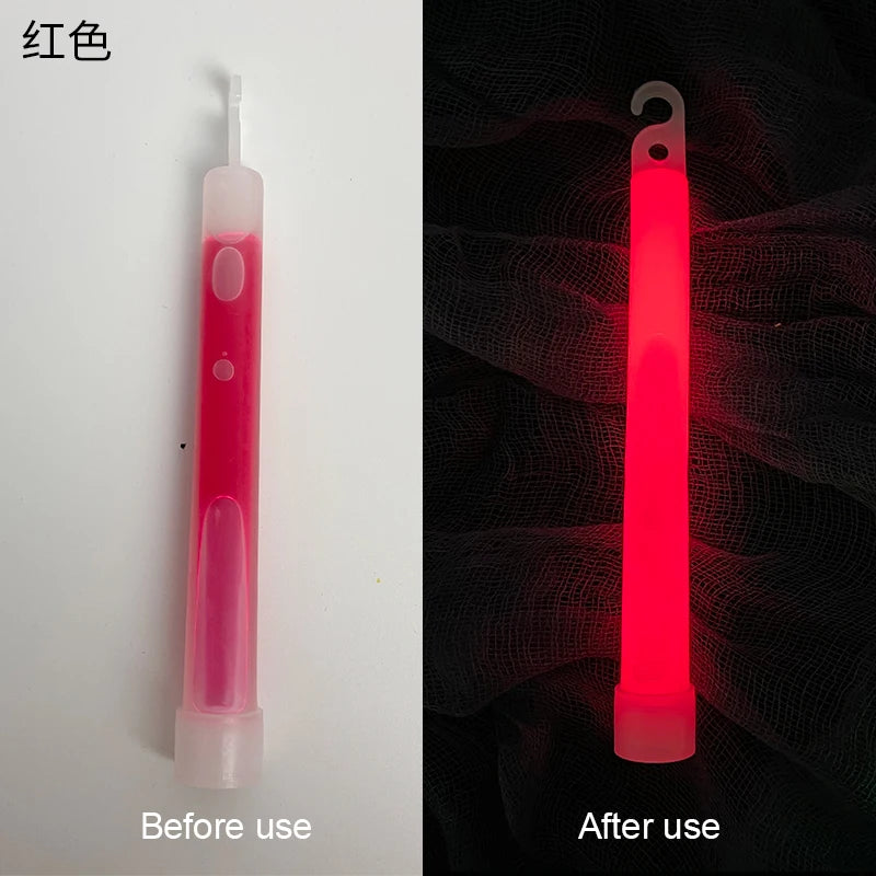 Bâton lumineux chimique 15 cm pour repérage terrain