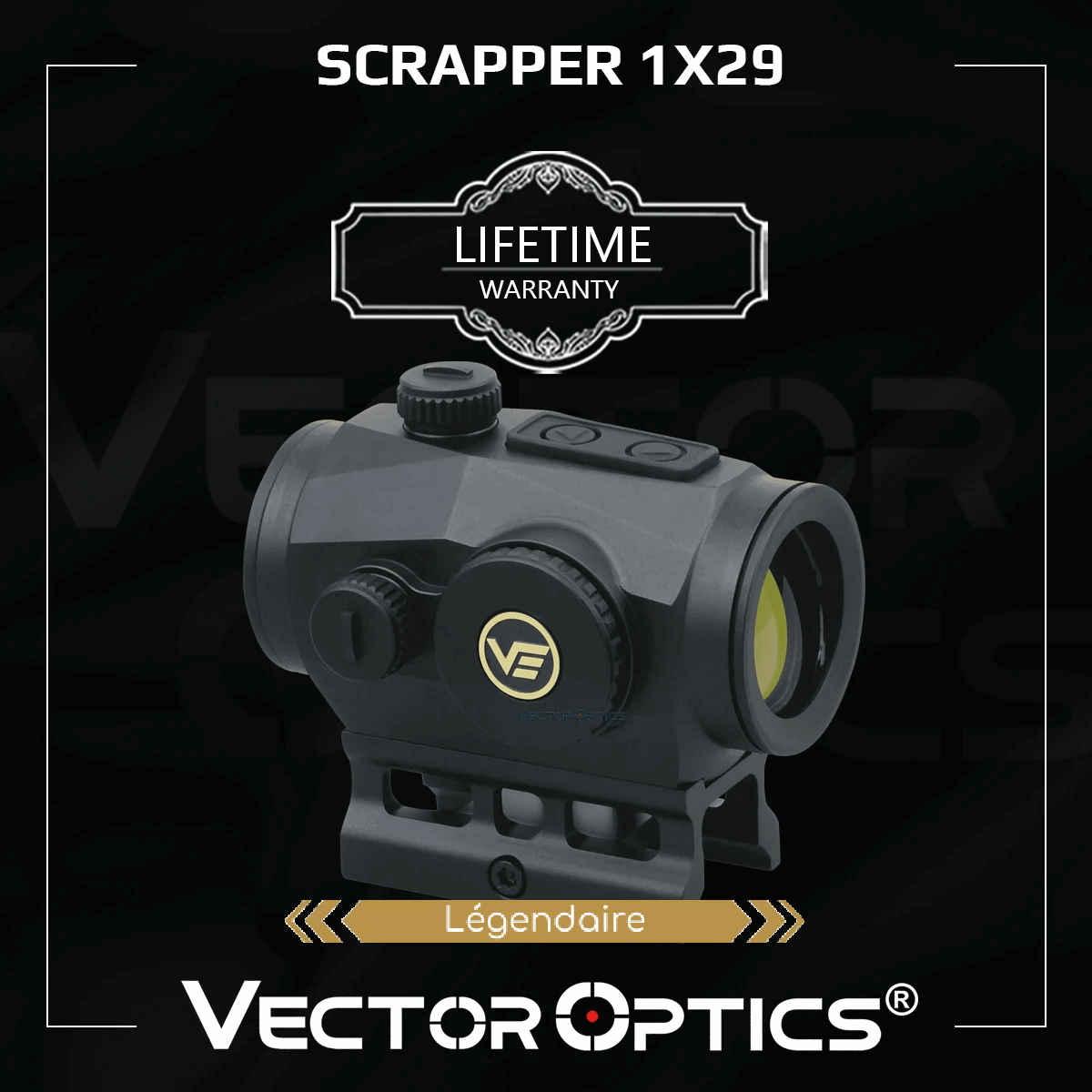 Red dot sight Scrapper 1x22/ 1x25/ 1x29 - Vector Optics