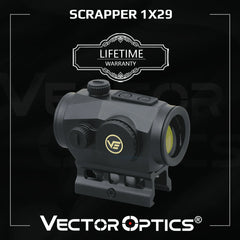 Viseur point rouge Scrapper 1×22, 1×25 ou 1×29 – Vector Optics