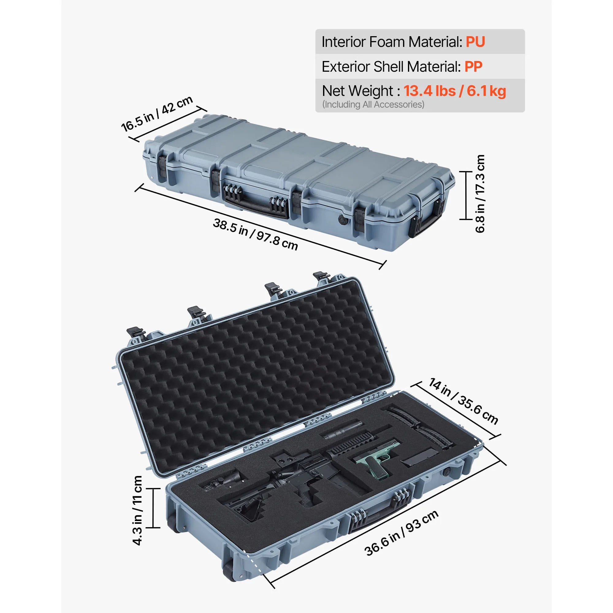Mallette rigide étanche IP67 pour réplique Airsoft – SucceBuy – vue 31