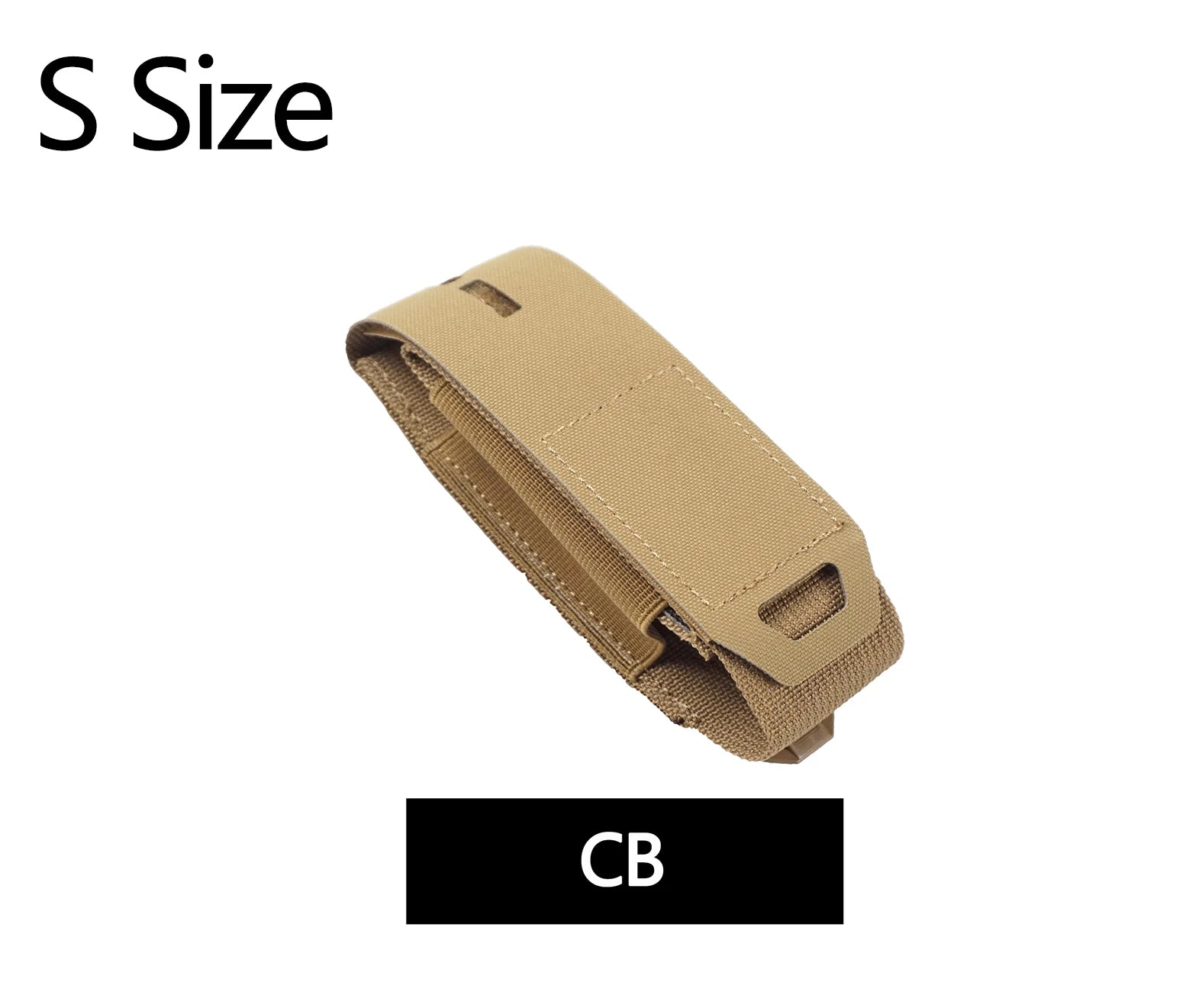 Pochette MOLLE pour accessoire cylindrique / dummy Airsoft – S / L