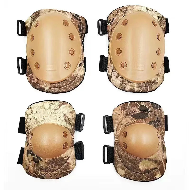 Genouillères et coudières Airsoft en EVA et TPU – Types A à H