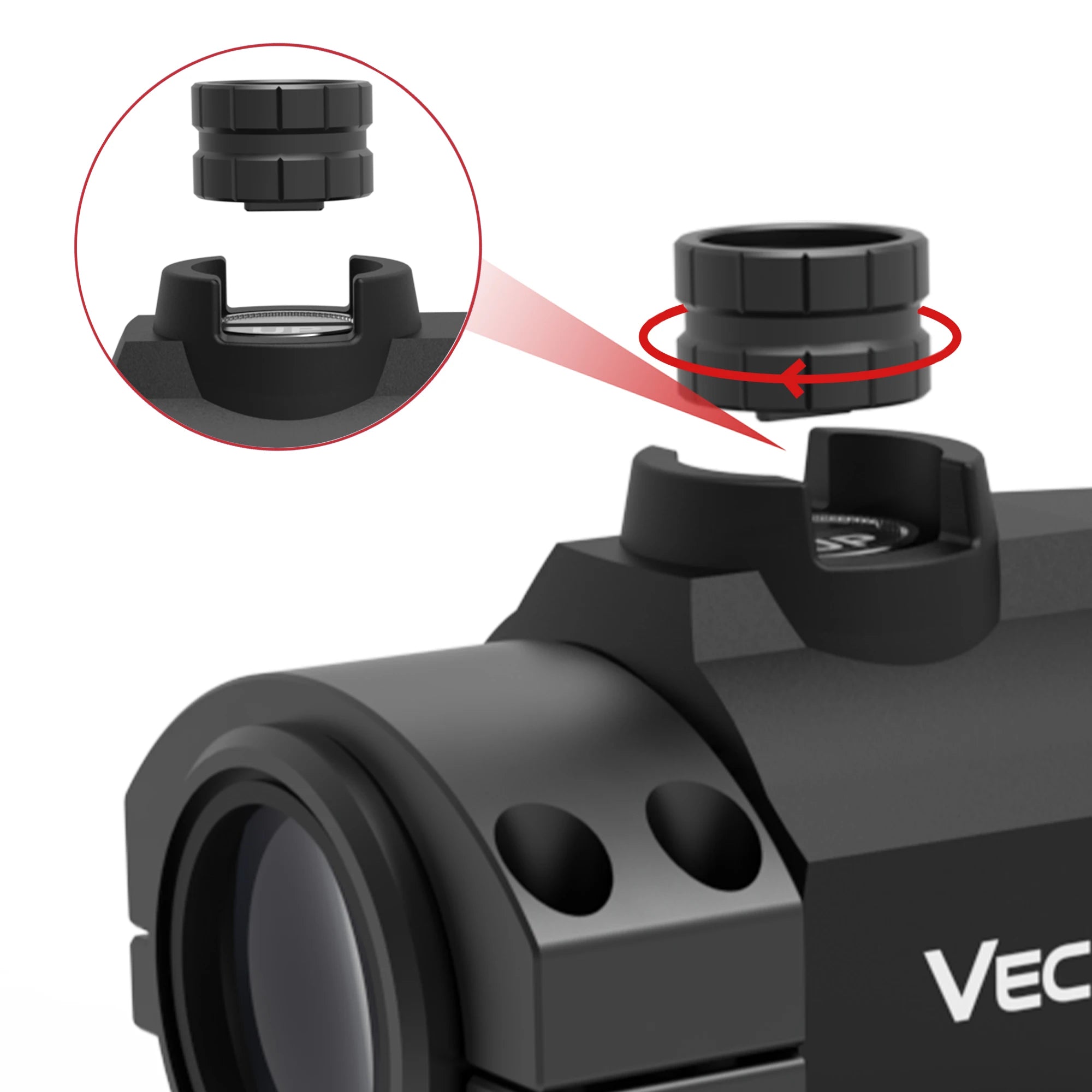 Magnificateur Maverick III 3×22 pour viseur point rouge – Vector Optics