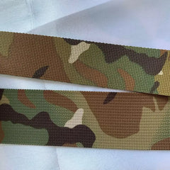 Sangle polyester camouflage Multicam – vendue au mètre