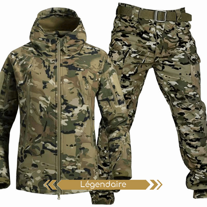 Ensembles Softshell + pantalons cargo, imperméable, coupe-vent, ensemble de 2 pièces