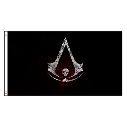 Drapeau Assassin's Creed 4 Black Flag, 90x150cm, 60x90 cm