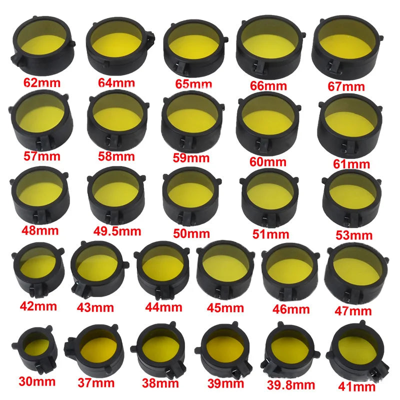 Capuchon flip-up pour lunette Airsoft – Ø 30 à 69 mm
