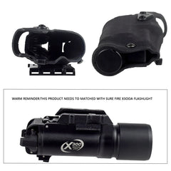 Holster Airsoft type Glock 17 / 19 pour lampe X300 / X300U – plateforme QLS