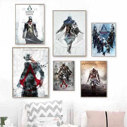 Affiche Autocollante Assassin's Creed, 1 pièce