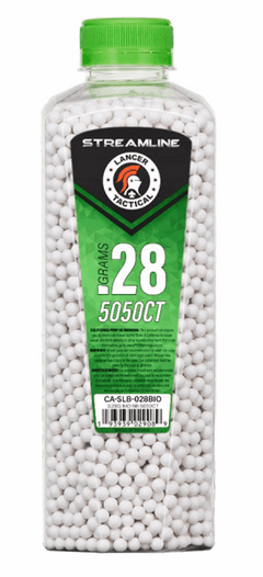 Billes Airsoft biodégradables 0,28 g – Lancer Tactical — composant du pack AW