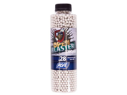 Billes BIO 0.28G Open Blaster en Bouteille de 3300 - ASG