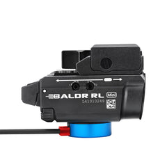 Lampe tactique Olight Baldr RL Mini avec laser rouge – 600 lm