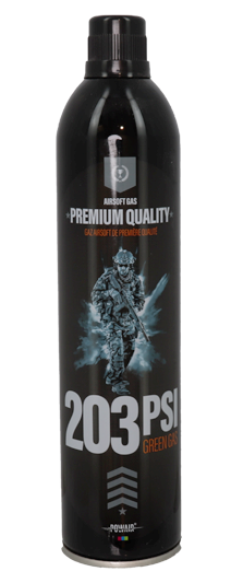 Green Gas lubrifié 203 PSI 500 ml – Powair