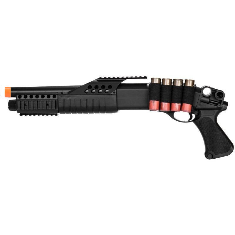 Fusil à pompe airsoft AGM M180 A2 à ressort 6 mm — Réf. AGM0001 — composant du pack AW