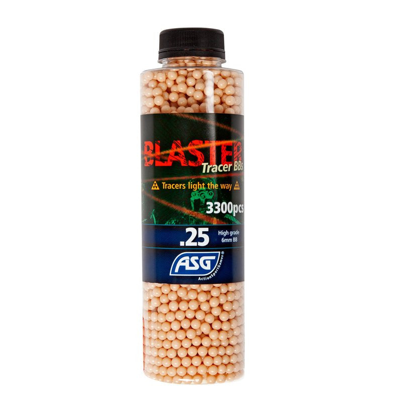Billes BLASTER Tracer rouges 0,25 g – 3 300 billes — Réf. 19465