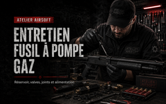 Entretien fusil à pompe Airsoft gaz – réservoir, valves, joints et alimentation