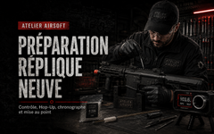 Préparation réplique Airsoft neuve – contrôle, Hop-Up, chronographe et mise au point