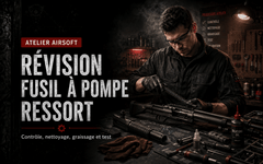 Révision fusil à pompe Airsoft à ressort – mécanisme, alimentation et Hop-Up