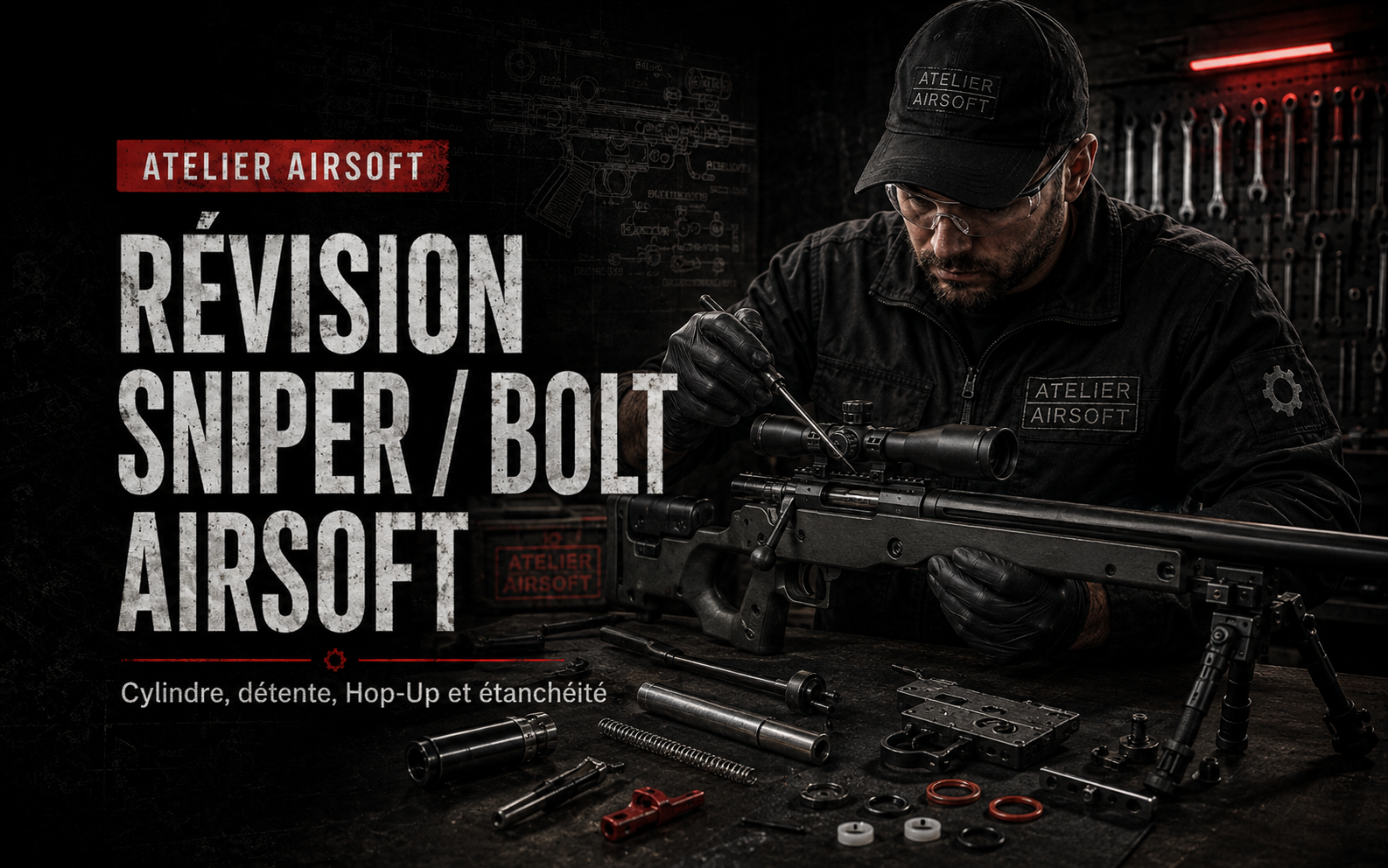 Révision sniper / bolt Airsoft – cylindre, détente, Hop-Up et étanchéité