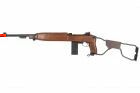 Réplique CO2 M1A1 Paratrooper Bois - Métal King Arms avec embout orange AW